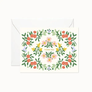 Thank you Meadows Foil Card By Linden Paper Co.