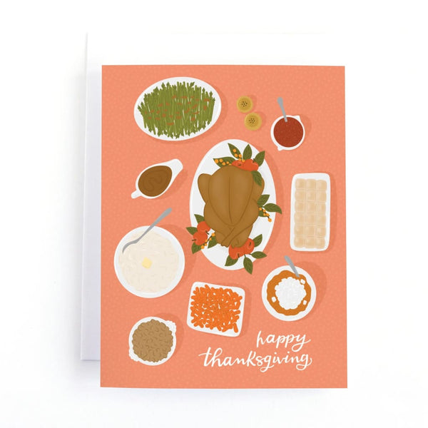 Thanksgiving Dinner Card By Pedaller Designs