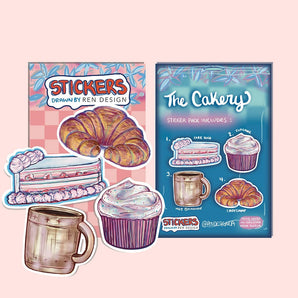 The Cakery Sticker Pack By Ren Design