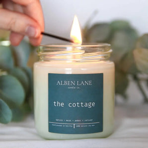 The Cottage 8oz Soy Candle By Alben Lane
