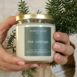The Cottage 8oz Soy Candle By Alben Lane