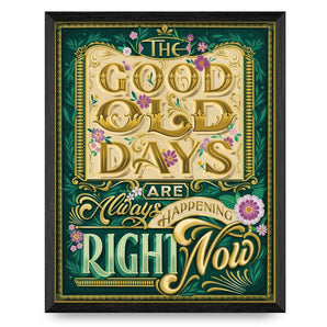 The Good Old Days 11x14 Print By KDP Creative Hand
