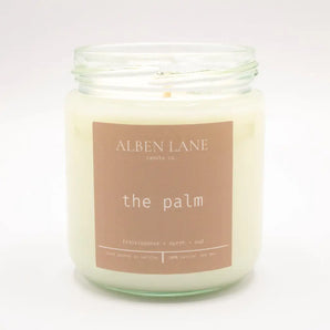 The Palm 8oz Soy Candle By Alben Lane