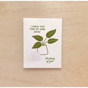 Time Of Year Empathy Card By Odd Daughter Paper Co.