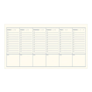 To Do Weekly Planner - Aloe Green (Undated) By Ruff House