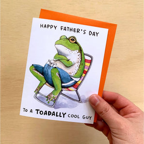 Toadally Cool Dad Card By Paper Wilderness