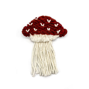 Toadstool Woven Ornament By The Gentle Coast