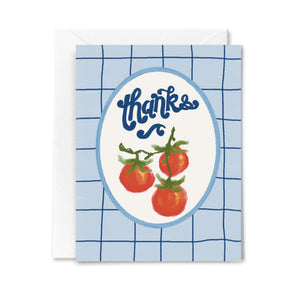 Tomato Thanks Card By Studio Conroy