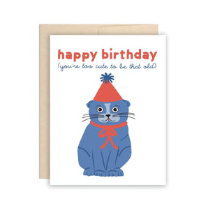 Too Cute Birthday Card By The Beautiful Project