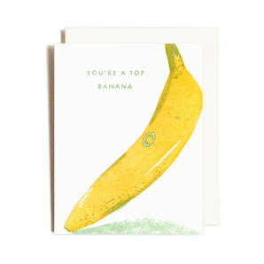 Top Banana Card By Homework Letterpress