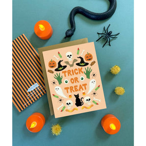 Trick Or Treat Halloween Card By Yeppie Paper