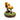 Triple Yellow Mushrooms Sculpture With Pinecone By Magic