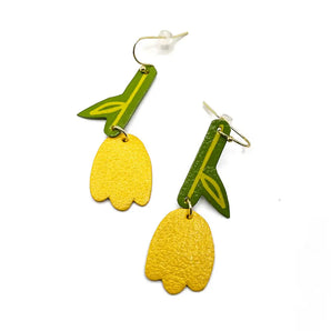 Tulip Earrings (various colours) By Printedmel