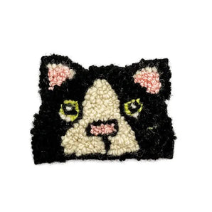 Tuxedo Cat Rug Hooked Pin By Lucille Evans Rugs