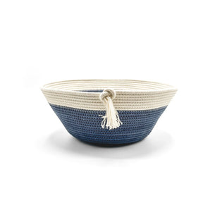 Two-Tone Bowl with Tassel (various colours) By Warm Wooly &