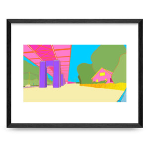 Under The Old Bridge 11x14 Print By Brian Hotson