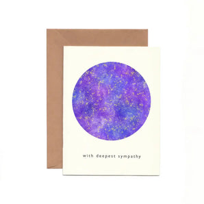 Universe Sympathy Card By foonie