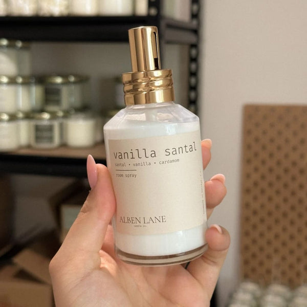 Vanilla Santal Room Spray By Alben Lane Candle