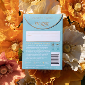 Vintage Rainbow Poppies Seed Packet By KDP Creative Hand
