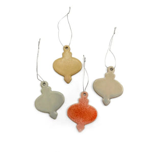 Vintage Shaped Ceramic Ornament (various colours) By Alexis