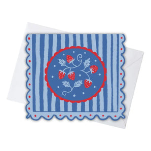Vintage Strawberry Card By Lucky Sprout Studio