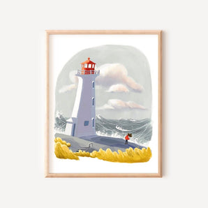 Visit To Peggy’s Cove 5x7 Print By Julep and Trubbs Studio