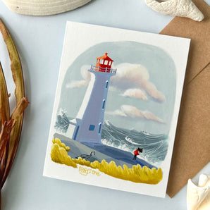 Visit To Peggy’s Cove Card By Julep and Trubbs Studio