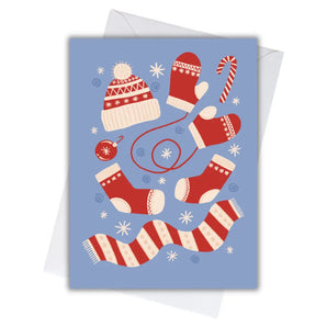 Warm Winter Woolens Card By Lucky Sprout Studio