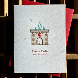 Warmest Wishes Hearth Card By Arquoise Press