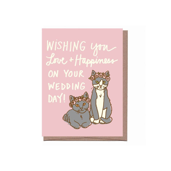Wedding Kittens Card By La Familia Green
