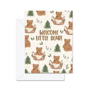 Welcome Little Bear Card By Jaybee Design