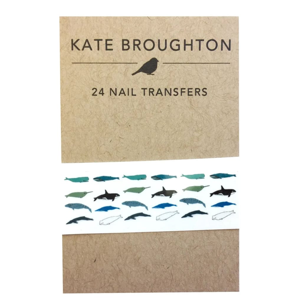 Whale Nail Art Transfers By Kate Broughton