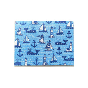 Whales & Sails Card Pack (6) By Noteworthy Paper Press