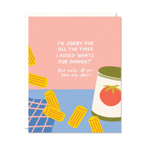 What’s For Dinner? Card By Odd Daughter Paper Co.
