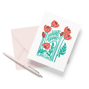 What’s Poppin’ Card By Friendly Fire Paper