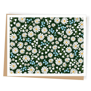 White Daisies Patterned Notecard Set (8) By Apartment 2