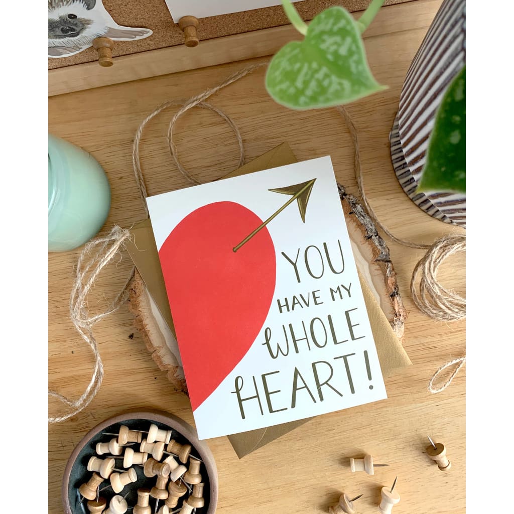 Whole Heart Card By Yeppie Paper