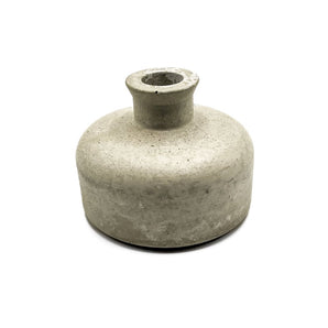 Wide Base Concrete Bottle By CG Watercolors &