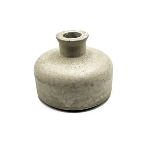 Wide Base Concrete Bottle By CG Watercolors &