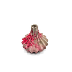 Wide Base Faceted Mini Vase - Pink By CG Watercolors &