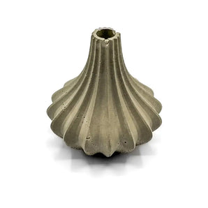 Wide Base Faceted Mini Vase Plain By CG Watercolors &