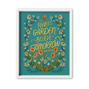 Wildflower Garden 8x10 Print By Carabara Designs