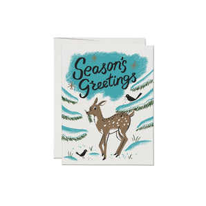 Winter Deer Card By Red Cap Cards