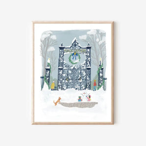 Winter Public Gardens Gate 8x10 Print By Julep and Trubbs