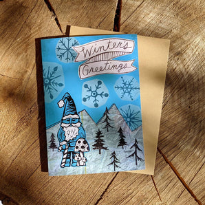 Winter’s Greetings Card By ilikesara | art + goods