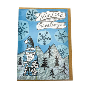 Winter’s Greetings Card By ilikesara | art + goods