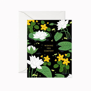 Wishing You Comfort Card By Linden Paper Co.
