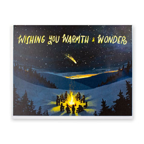 Wishing You Warmth & Wonder Card By Little Foible