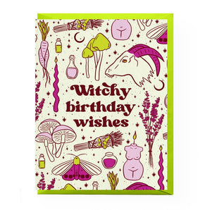 Witchy Birthday Card By Boss Dotty Paper