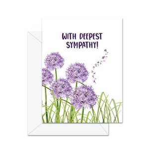 With Sympathy Flowers Card By Jaybee Design